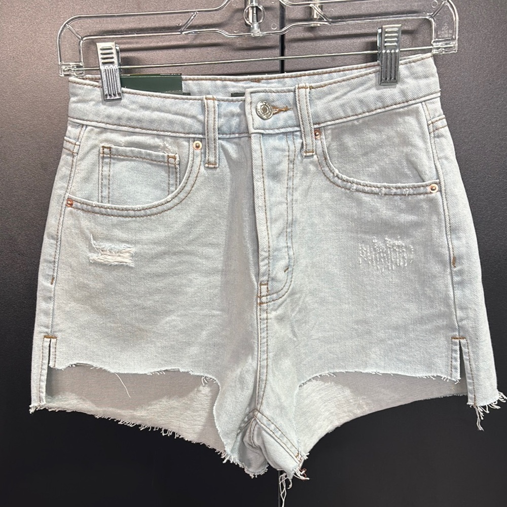 wild fable Light Wash High Waist Denim Shorts